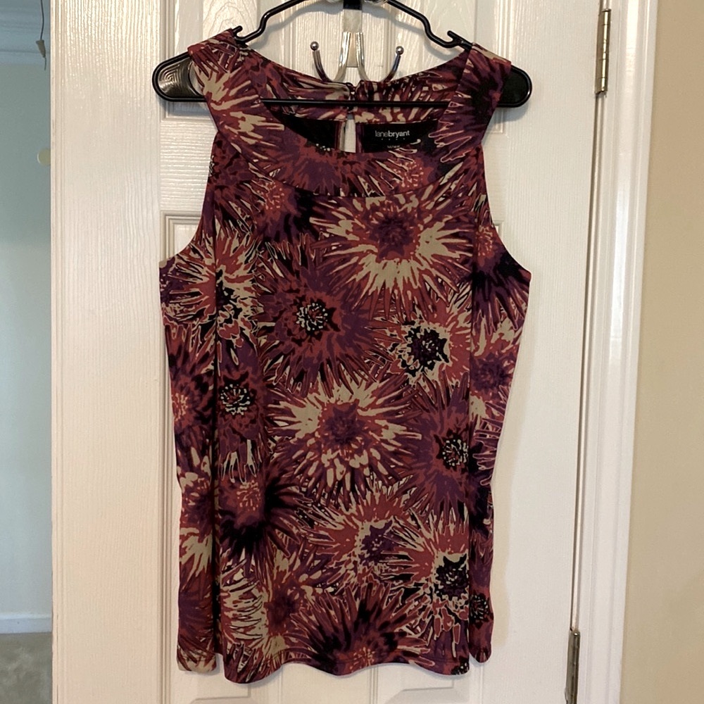 Lane Bryant Floral Top Size 14/16W